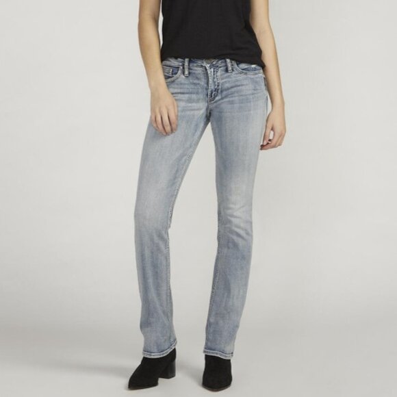 Silver Jeans - Suki Mid Rise Slim Bootcut Jeans - Picture 3 of 9